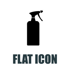 Spray bottle. Flat illustration isolated vector sign