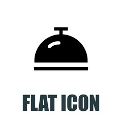 Obraz premium Dish icon. Flat illustration isolated vector sign