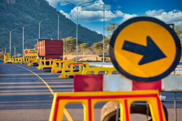 barrier road