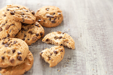 homemade chocolate chip cookies