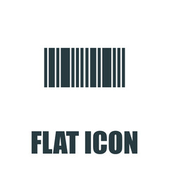 Barcode icon flat design