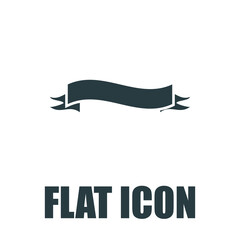 Flat vector ribbons banners flat isolated on white background pictogram