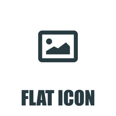 Pictures vector icon, image vector icon pictogram