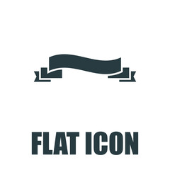 Vector ribbon banner icon