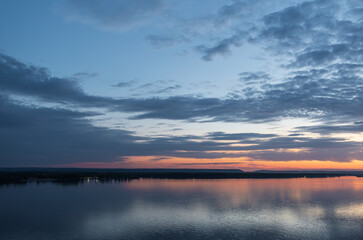 Dawn on a quiet morning river