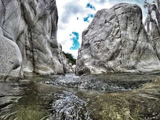 Canyon river in the mountains