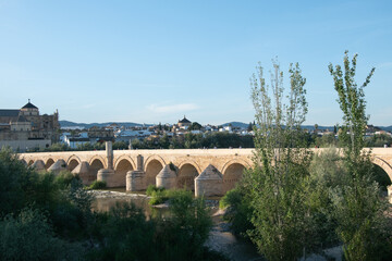 Puente Romano en Córdoba, Andalucía, España