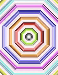 Octagonal abstract background