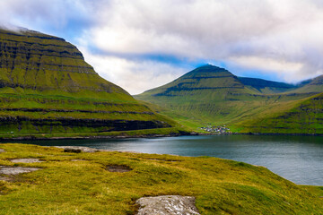 Fototapeta na wymiar Faroe Island, Kingdom of Denmark