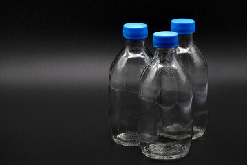 Reusable glass bottle, ecological products