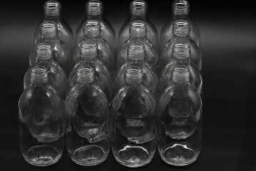 Reusable glass bottle, ecological products