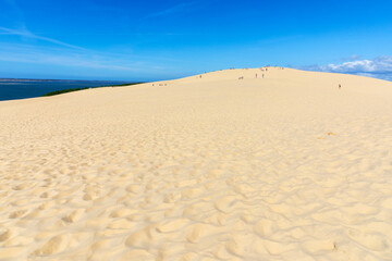 Fototapeta na wymiar Dune du Pilat, the highest dune in the world, France
