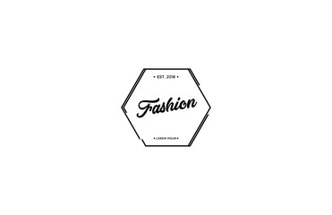 Design Fashion Hipster Badge Polygonal Logo