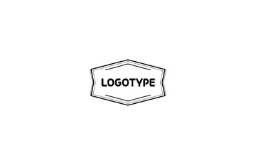 Design Hipster Badge Minimalis Logotype