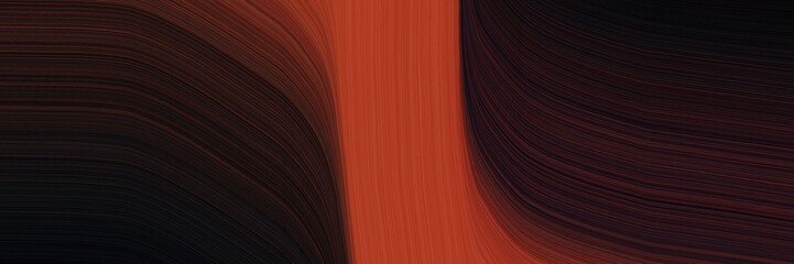 simple elegant abstract waves design with very dark pink, firebrick and old mauve color