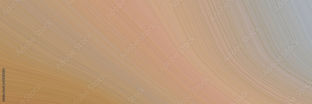 Aufkleber simple header with colorful curvy background design with rosy brown, dark gray and peru color