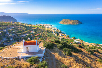 Small traditional fishing village of Mochlos, Crete, Greece.