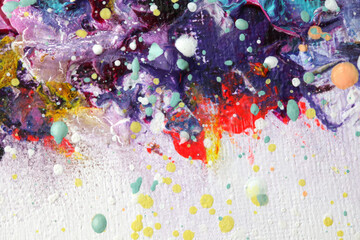 Art Abstract acrylic, watercolor smear blot painting. Color texture background.