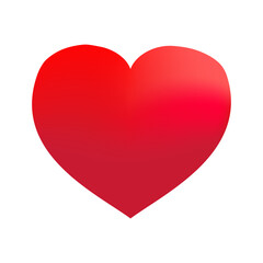 Pink gradient heart illustration. Love, romance, heartbeat. Valentines Day concept. illustration can be used for topics like holiday, relationships, cardiology