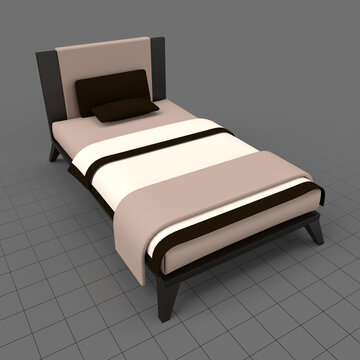 Modern single bed 1