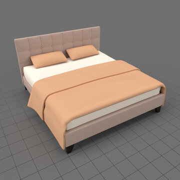 Modern double bed 2