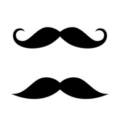 Mustache set for happy Father’s Day card.