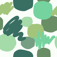Vector seamless. Pattern wiht abstract circle.