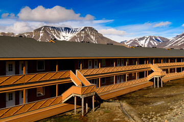 Architecture of Longyearbyen, Svalbard, Norway