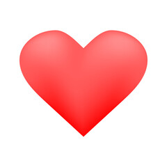 Small red heart illustration. Postcard, love, relationship. Saint Valentines Day concept. illustration can be used for topics like romance, greeting cards, love letters