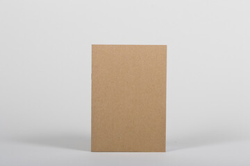 Photo of Blank Magazine Or Brochure or book Cover Isolated On White background. 