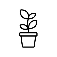 plant icon design vector template