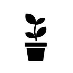 plant icon design vector template