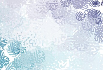 Fototapeta na wymiar Light Pink, Blue vector template with chaotic shapes.
