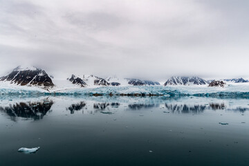 Obraz premium Winter landscape of the nature of Arctic