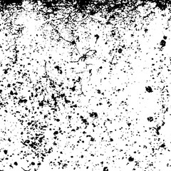 Grunge Texture Vector Illustration. Vintage Retro Template, Weathered Grained Distress Obsolete Crack Effect.