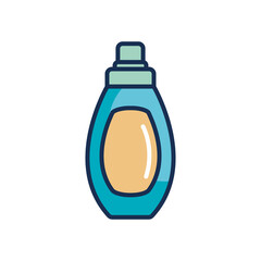 fragance bottle icon, line fill style