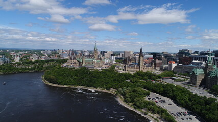 Aerial/Drone Photo of Parliament Hill & Downtown