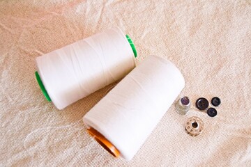 Thread and sewing equipment