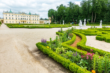 Białystok Podlasie pałac park branickich zamek ogród krzewy © Dariusz