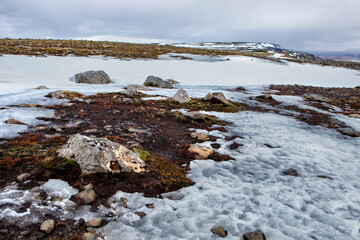 The valley during an Icelandic winter