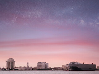 Puerto de Veracruz al Atardecer.