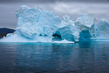 Icebergs in Disko Bay, Ilulissat, West Greenland