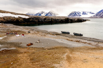 New London mining settlement, Spitsbergen