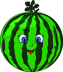 Obraz premium cartoon character of fruits and vegetables