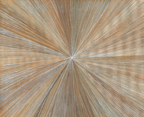 Straw marquetry texture in starburst pattern
