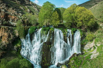 Beautiful view of Shaki Falls