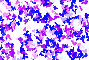 Fototapeta na wymiar Light Purple vector background with abstract shapes.