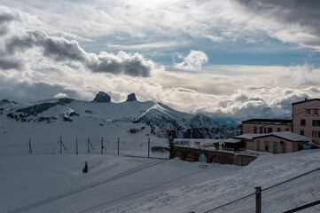 swiss skiing resort