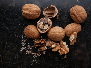 walnuts and nutcracker