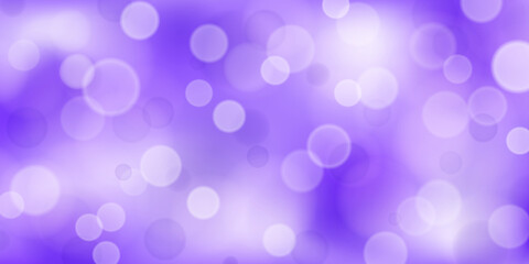 Abstract background with bokeh effects in purple colors
